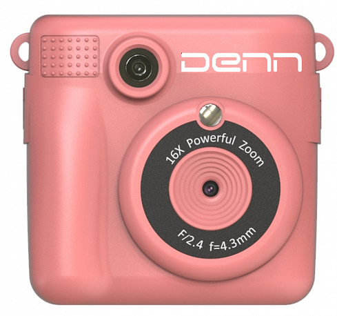 Цифровая камера DENN FUNNY CAM c функцией термопечати, Pink (TDC015PK)