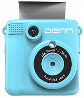 Цифровая камера DENN FUNNY CAM  c функцией термопечати, Blue (TDC015BL)